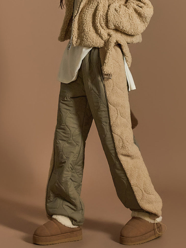 P3344 ブークレキルティングパンツ