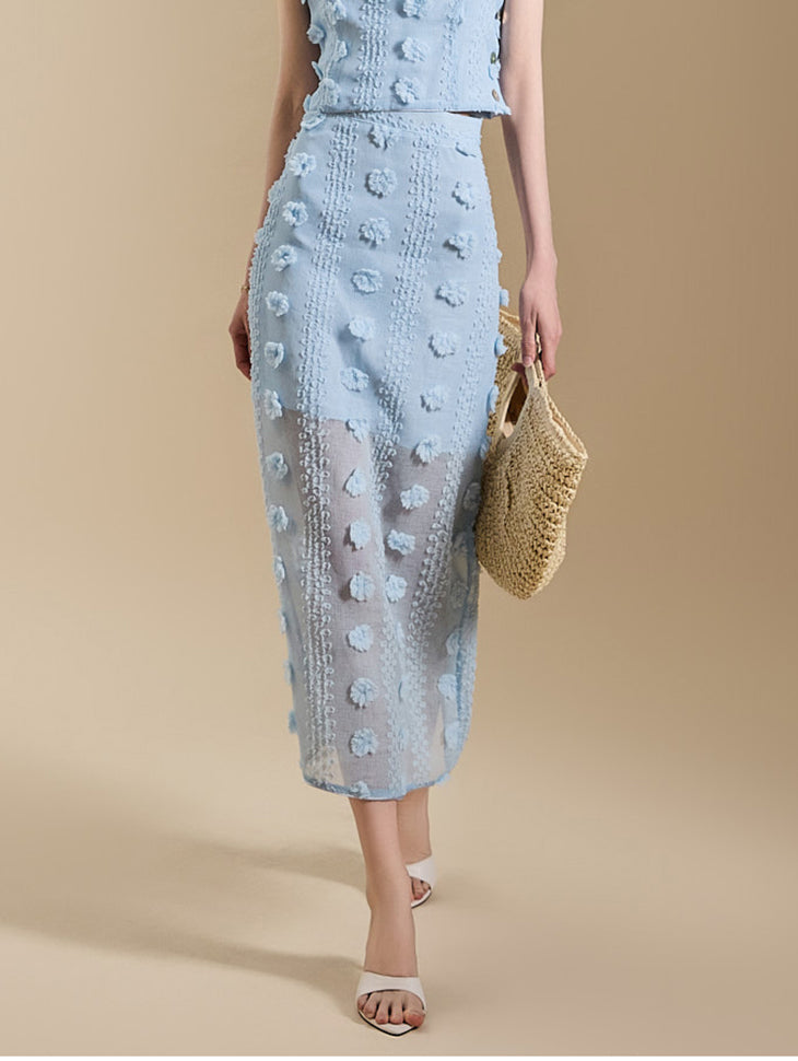 SK2757 フラワースカート