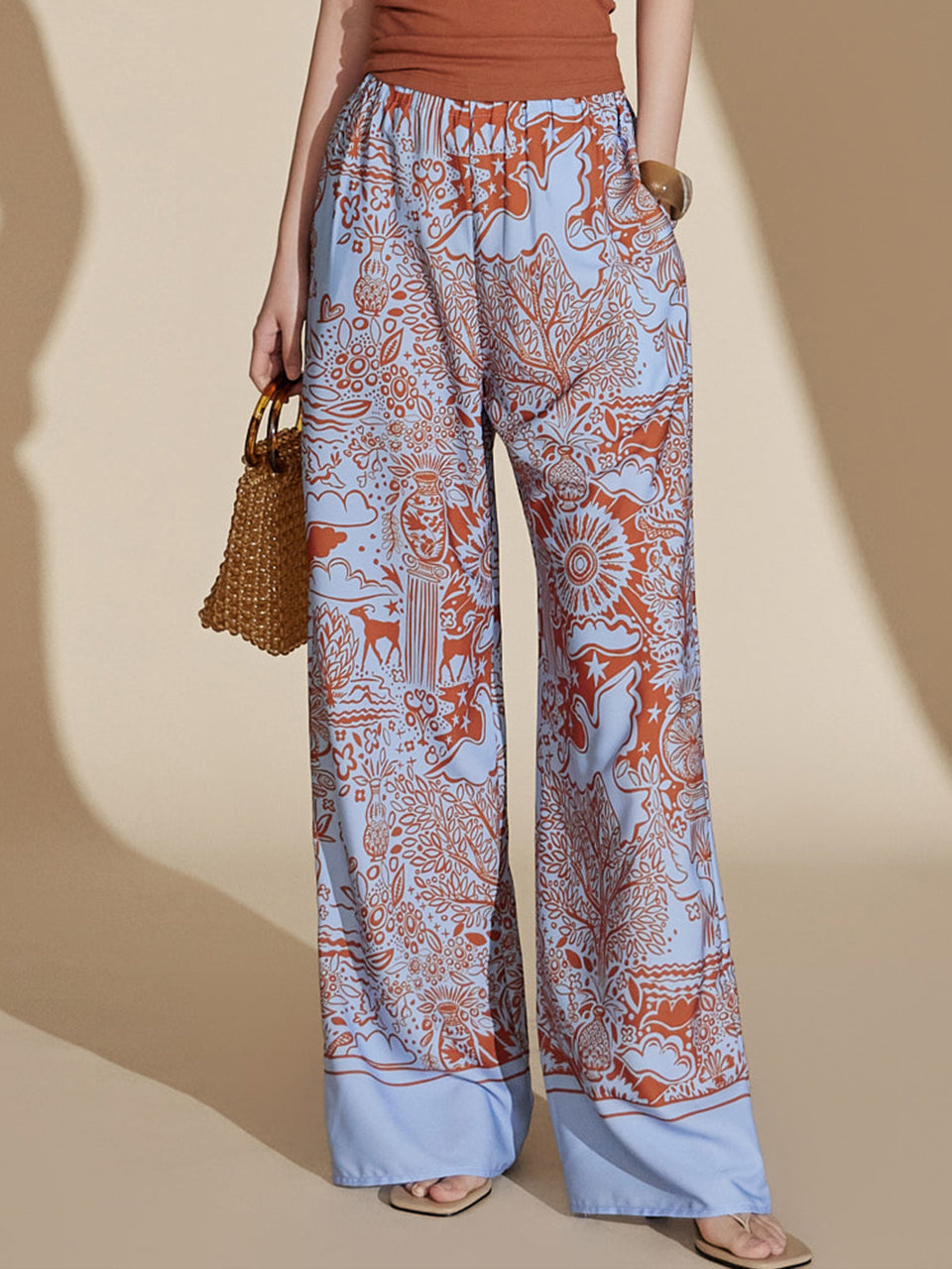 P3131 Printed Pants