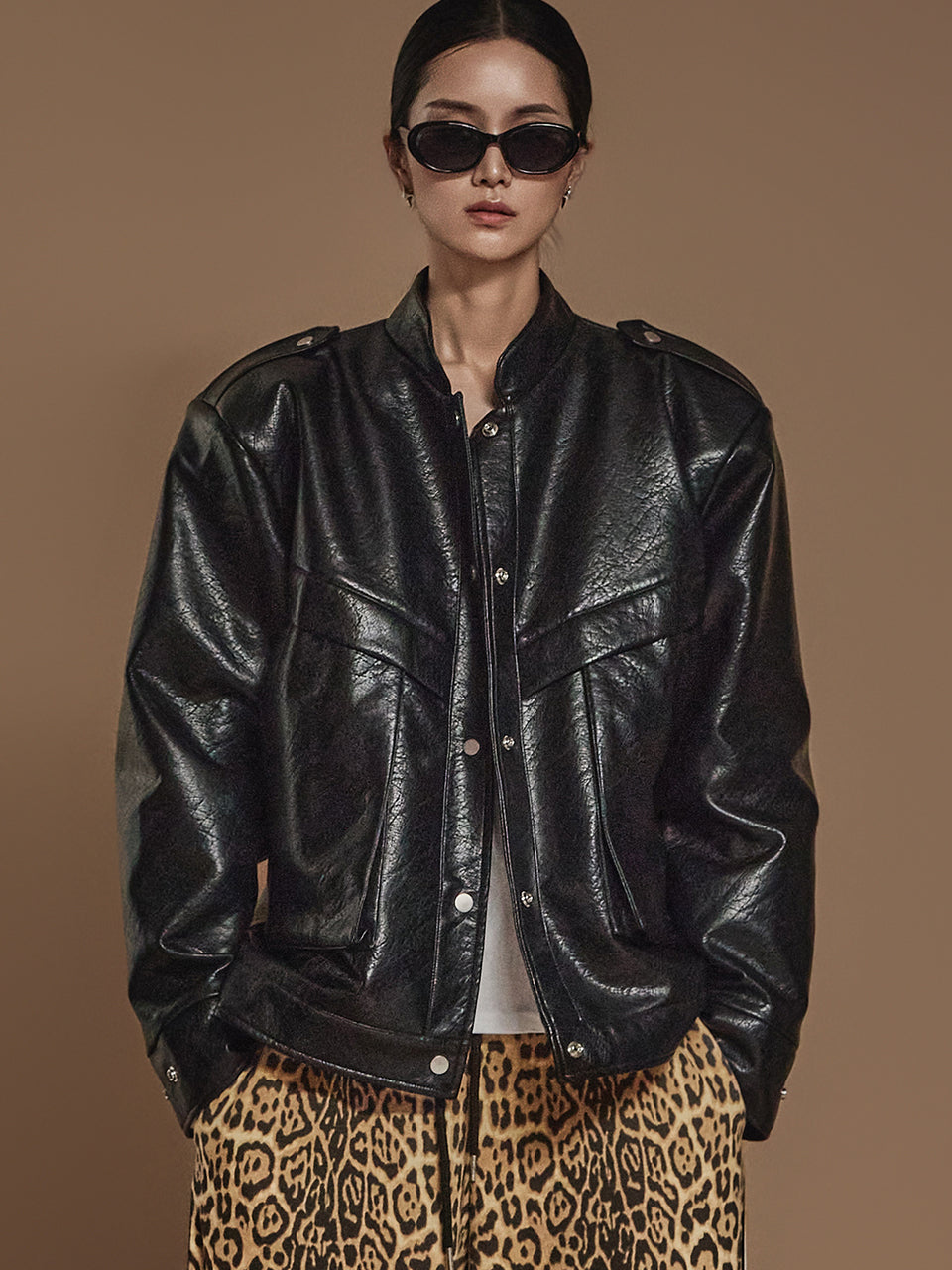 J2441 レザージャンパージャケット