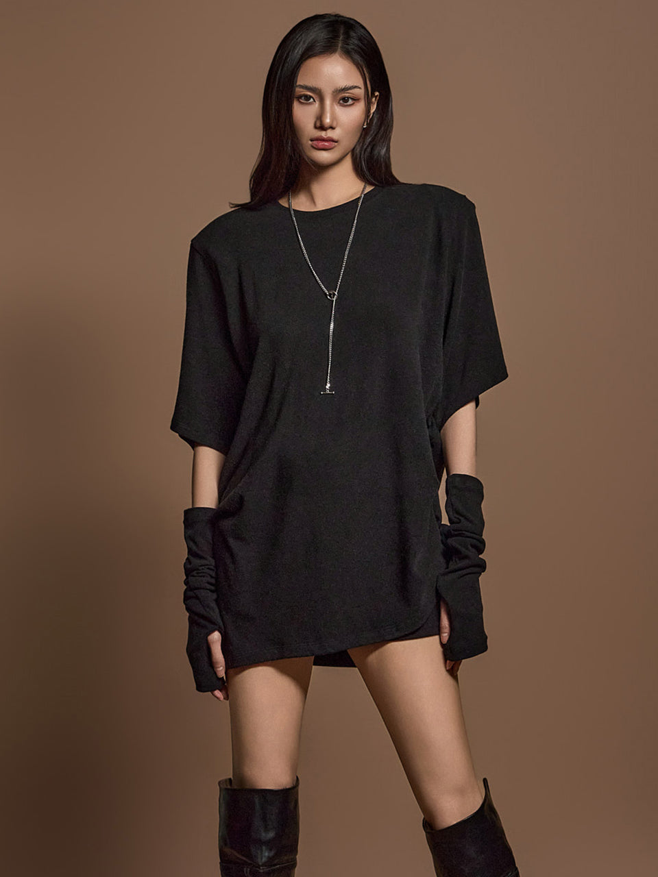 E3660 上衣配露指手套