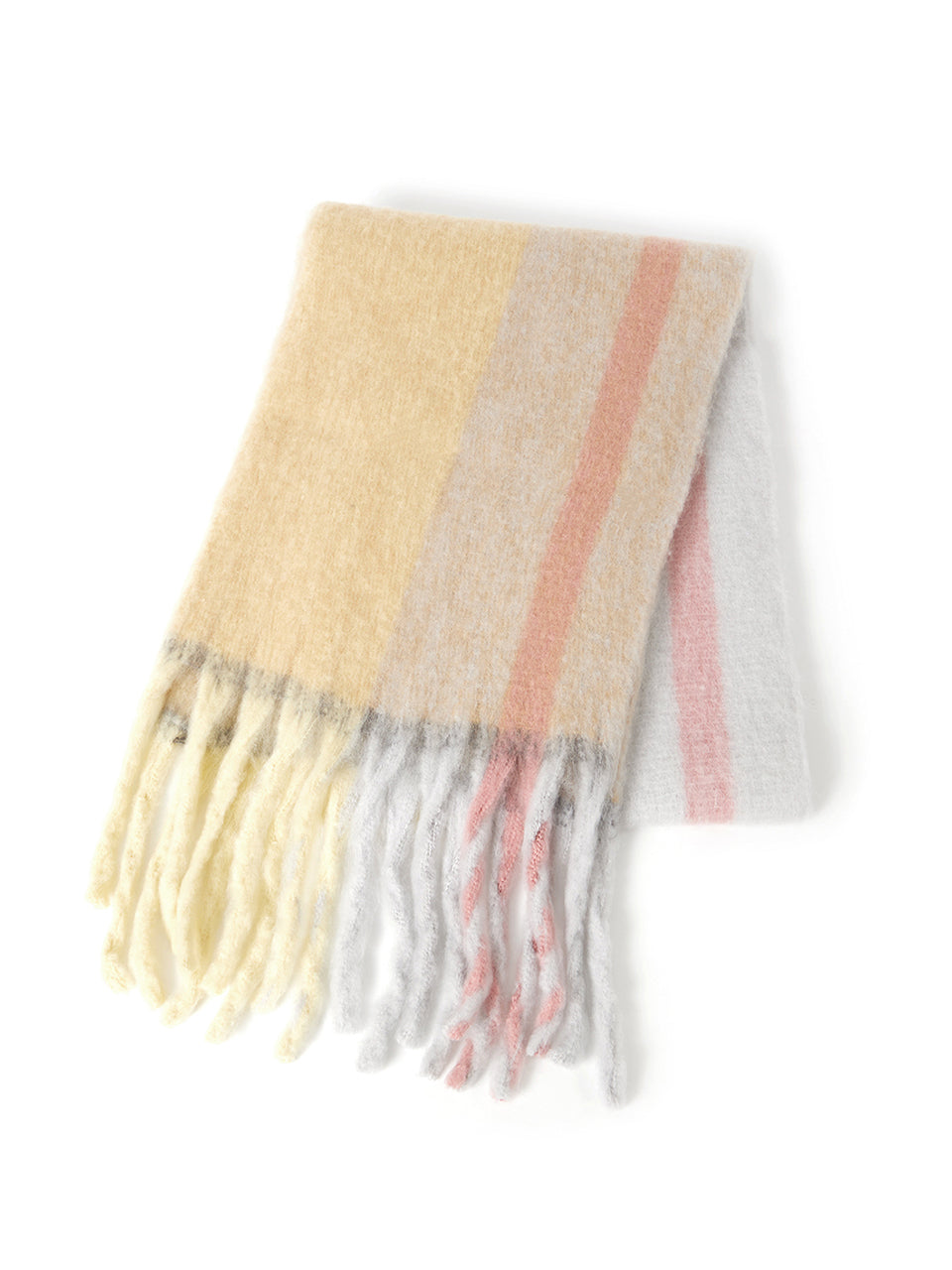 AS-1655 チェック柄コントラストマフラー