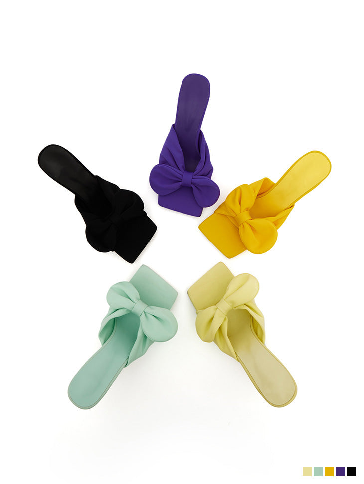 AR-3076 リボンヒールミュール