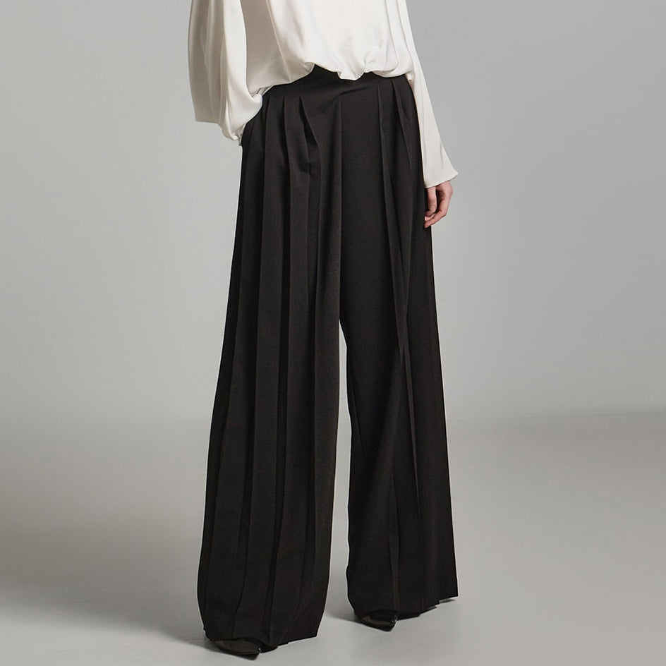 P3433 褶裥休闲裤