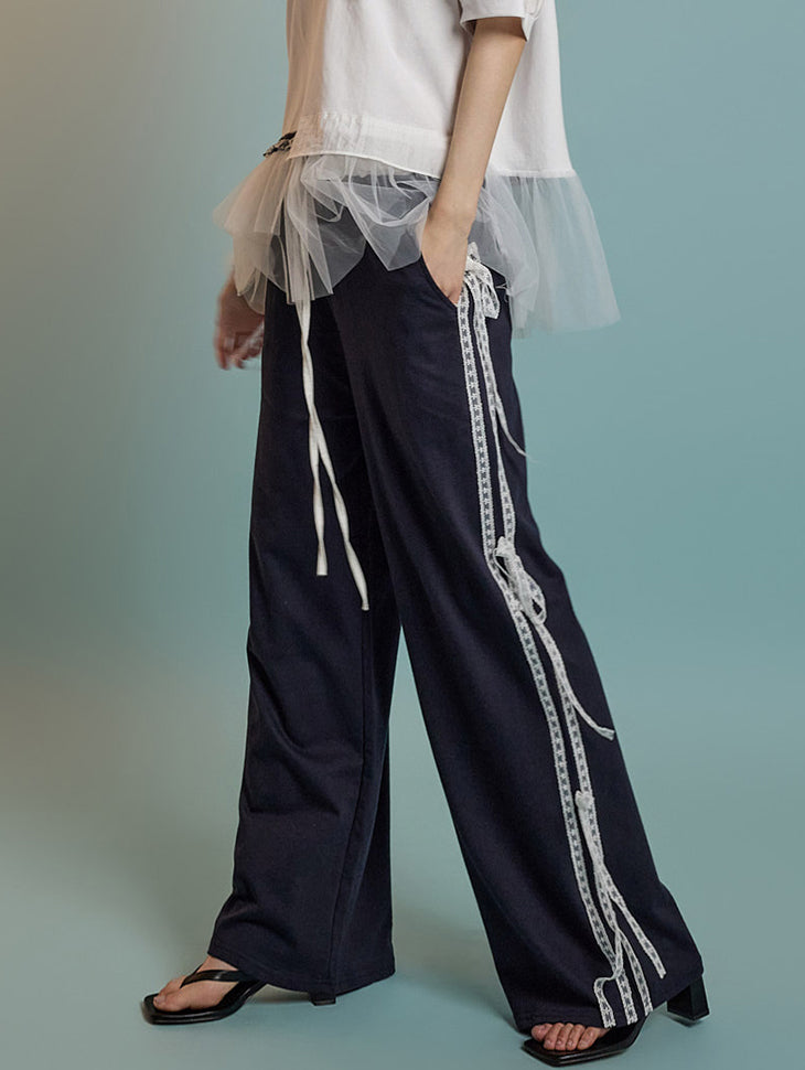 P3465 蕾丝运动裤