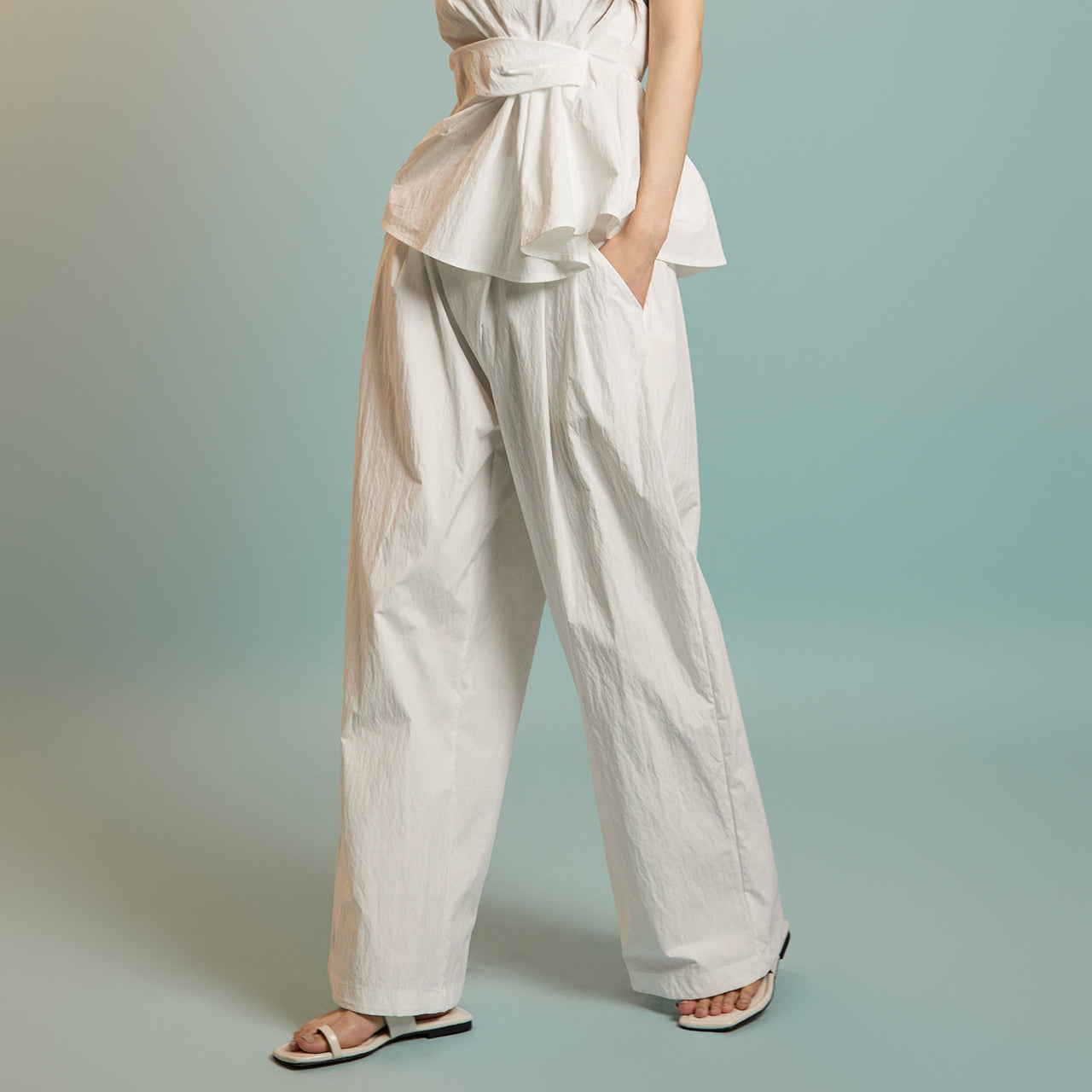 P3503 ピンタックパンツ