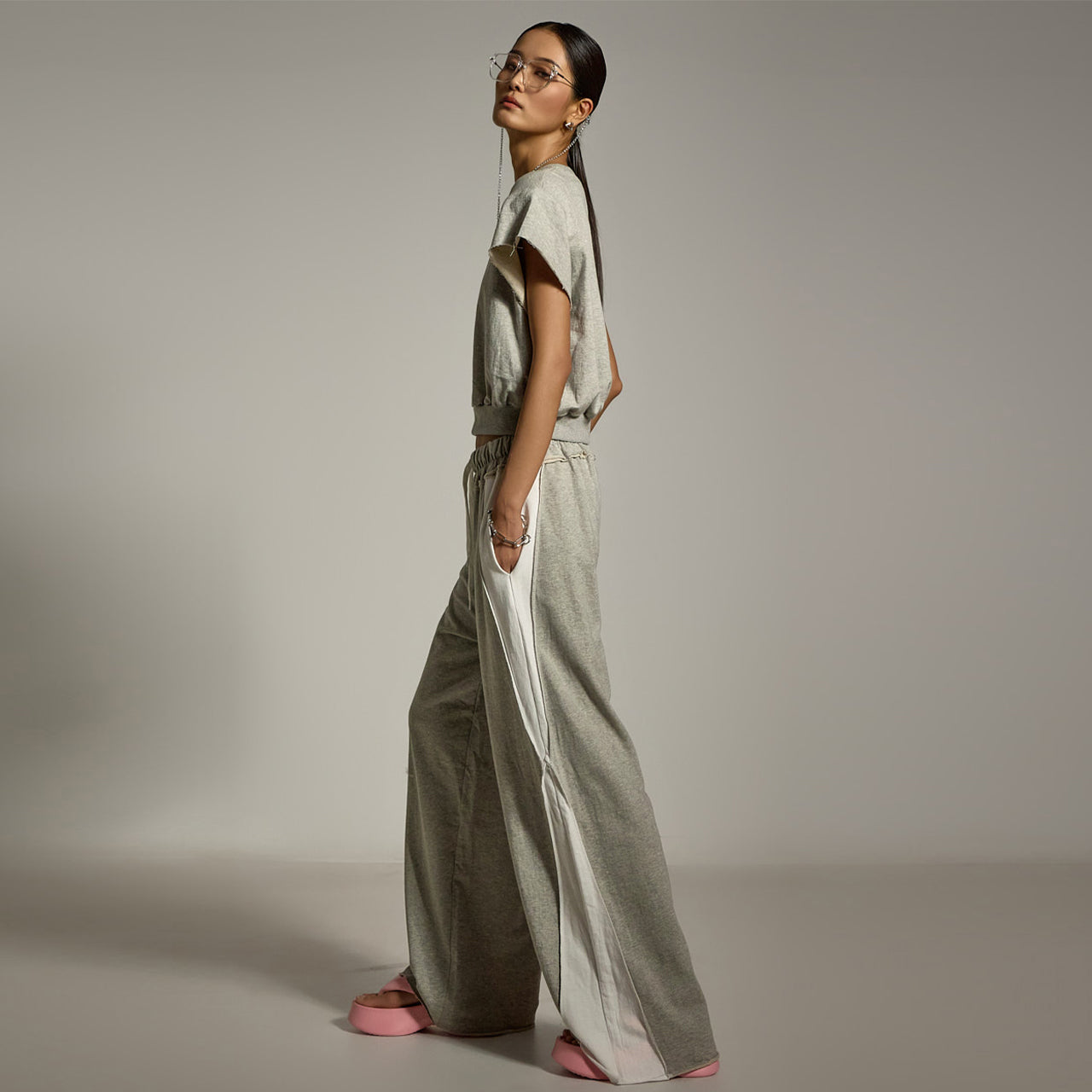 P3520 Color block Sweatpants