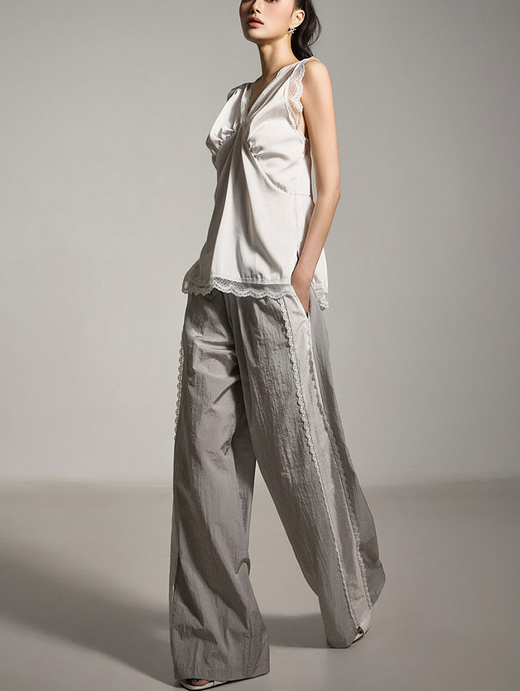 P3523 Lace Track Pants