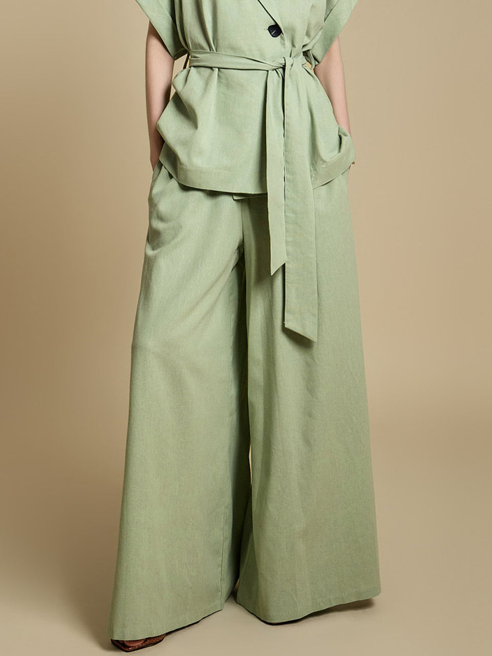 P3531 亚麻休闲裤