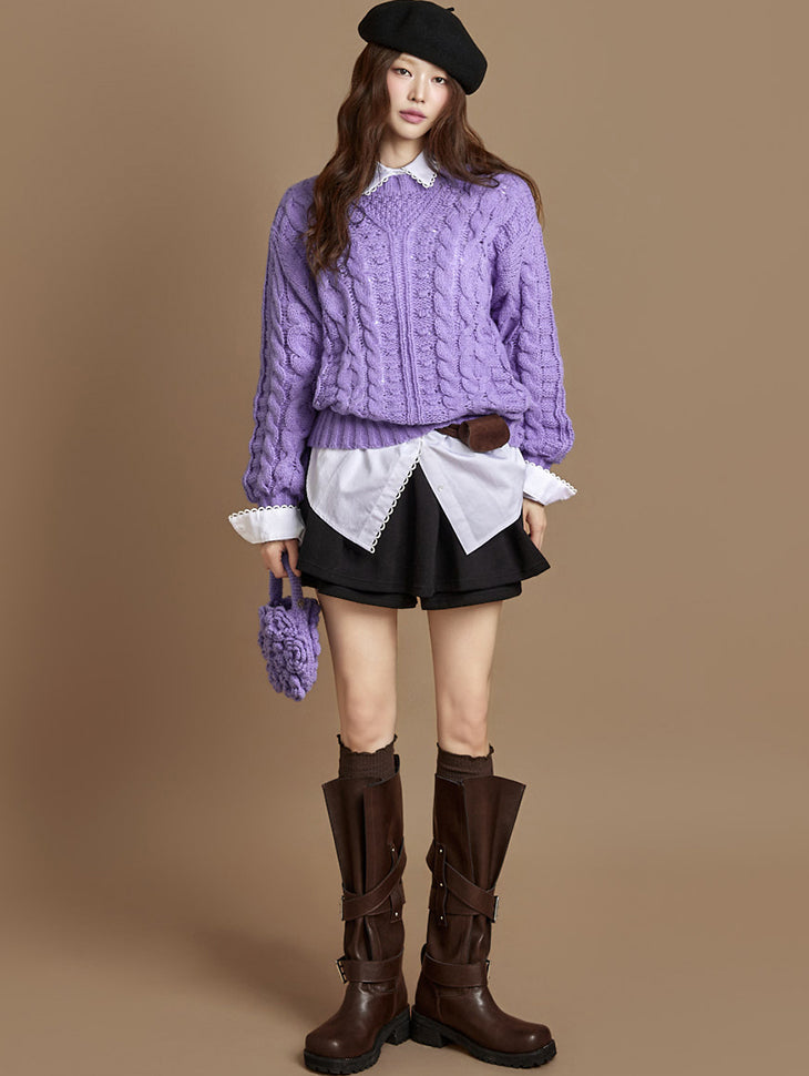 P3662 Short Skirt Pants