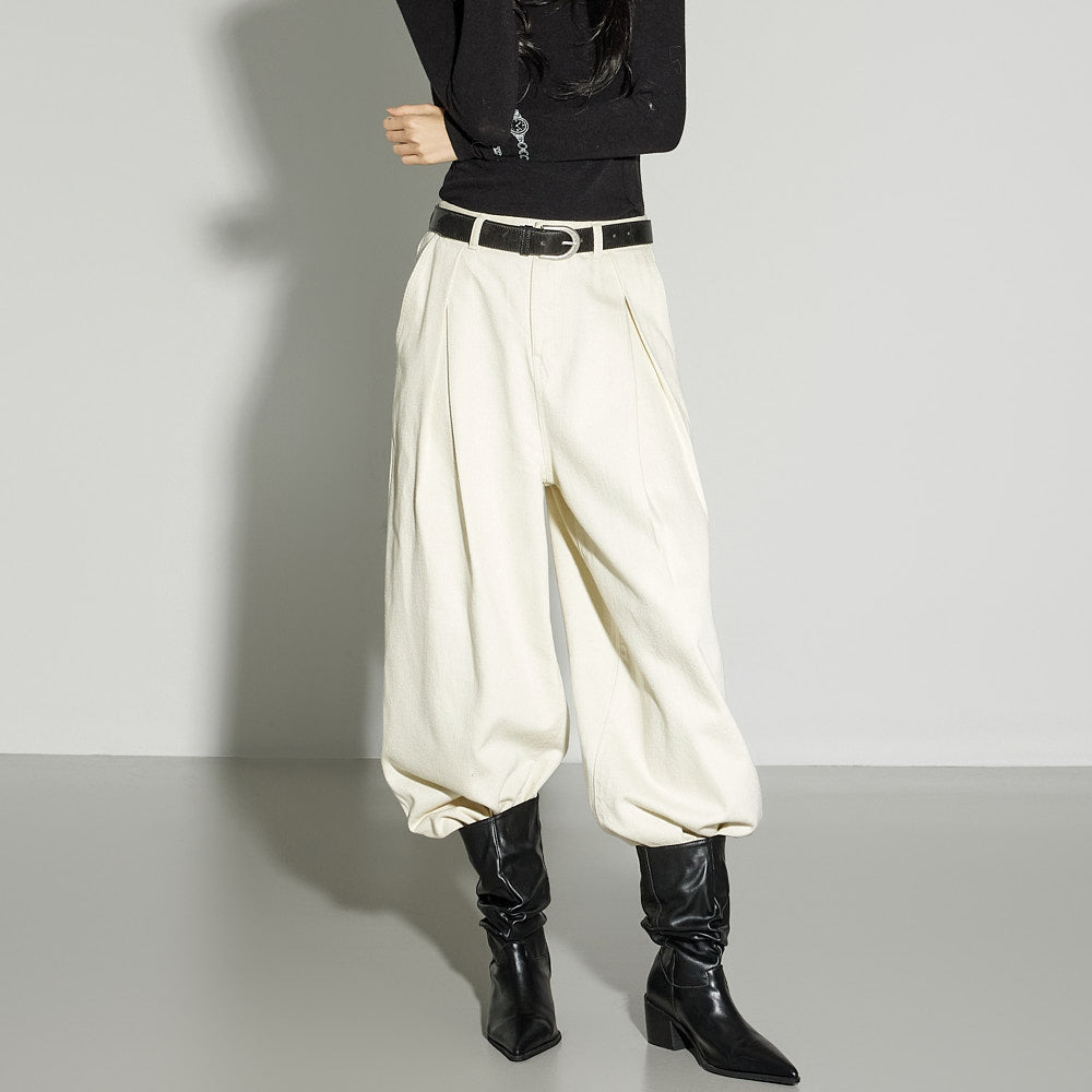 P3701 Pintuck Wide Pants