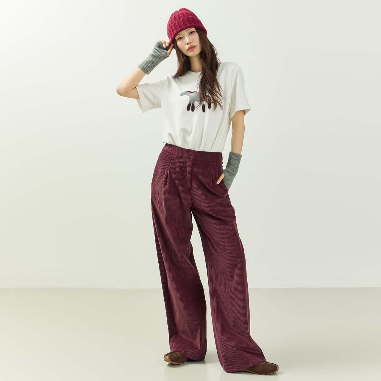 P3717 Pintuck Pants