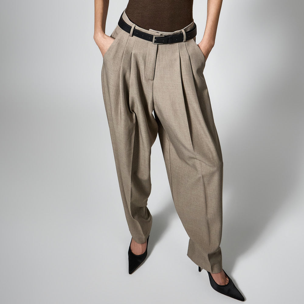 P3739 Pintuck Two-Way Slacks
