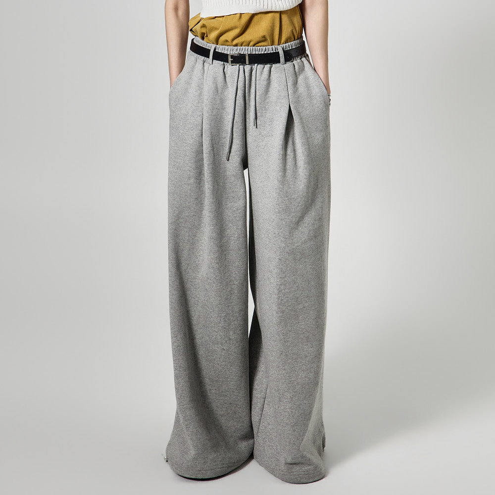 P3742 Wide Pintuck Sweat Pants