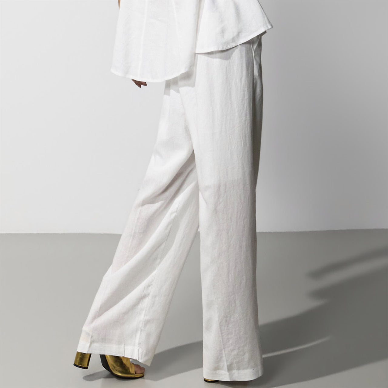 P3888 Linen Wide Pants