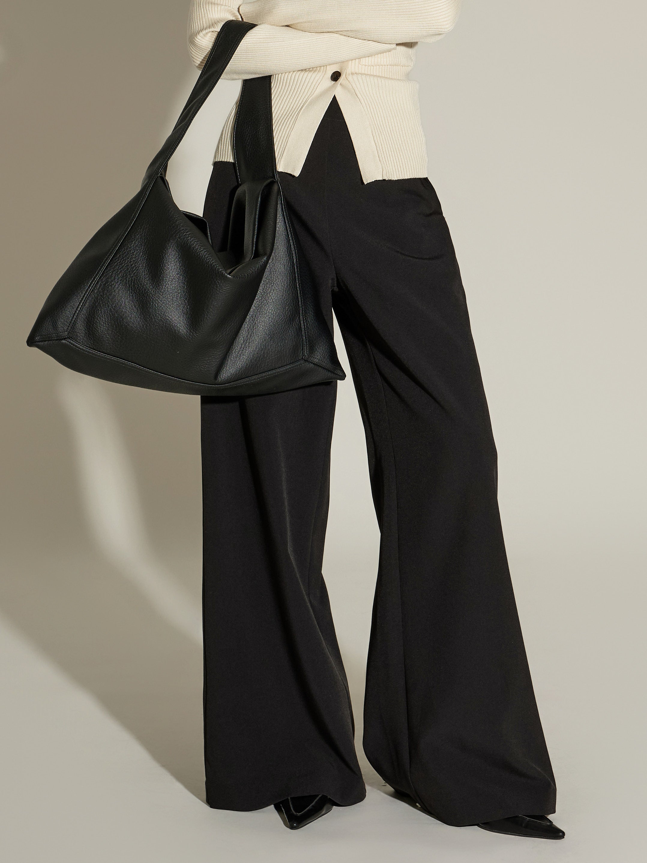 P9059 High Waist Wide Slacks