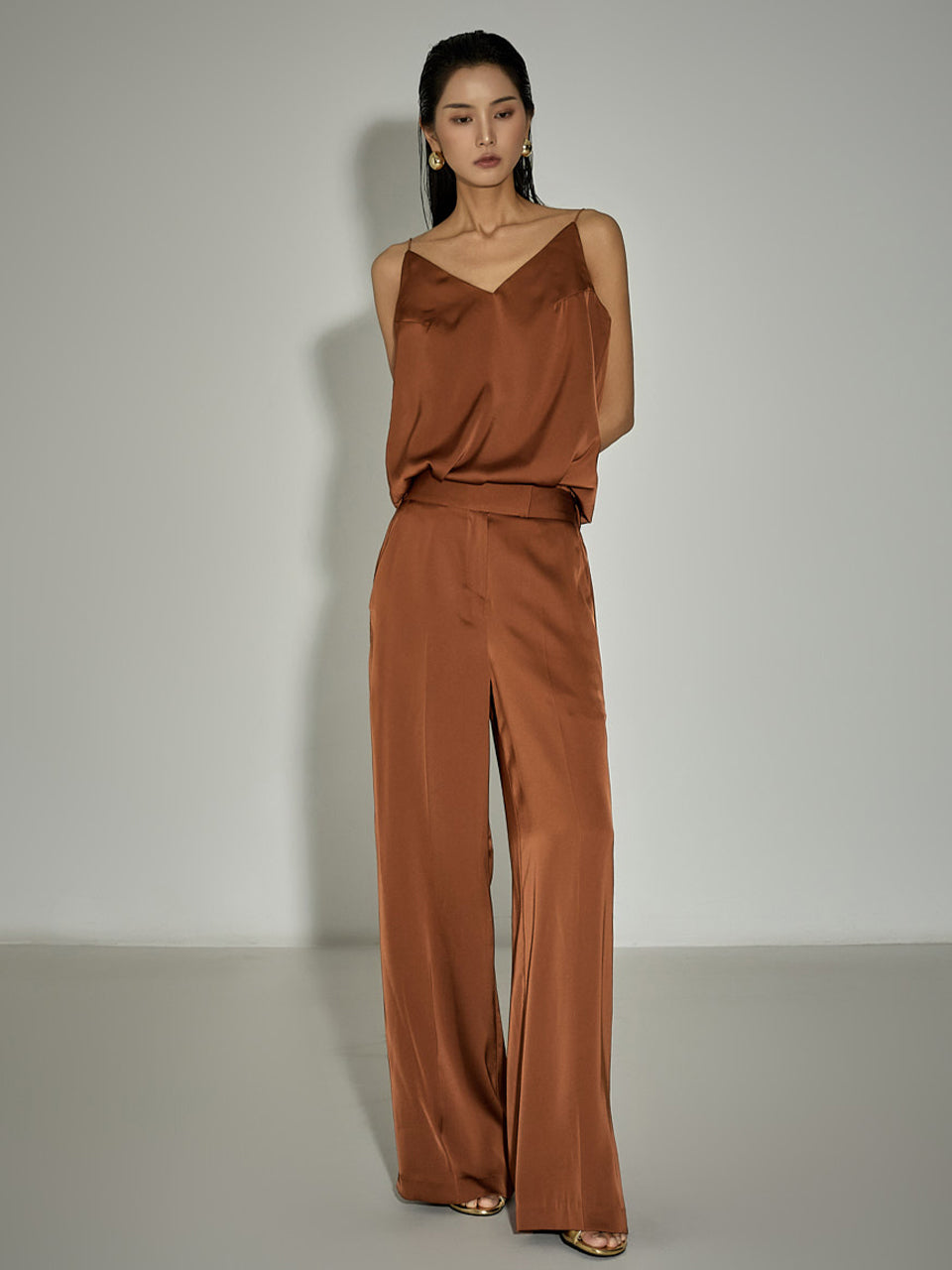 P9164 Pintuck Slacks