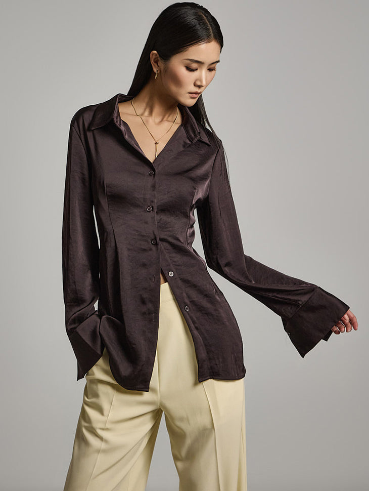 S738 スリムフィットシャツ