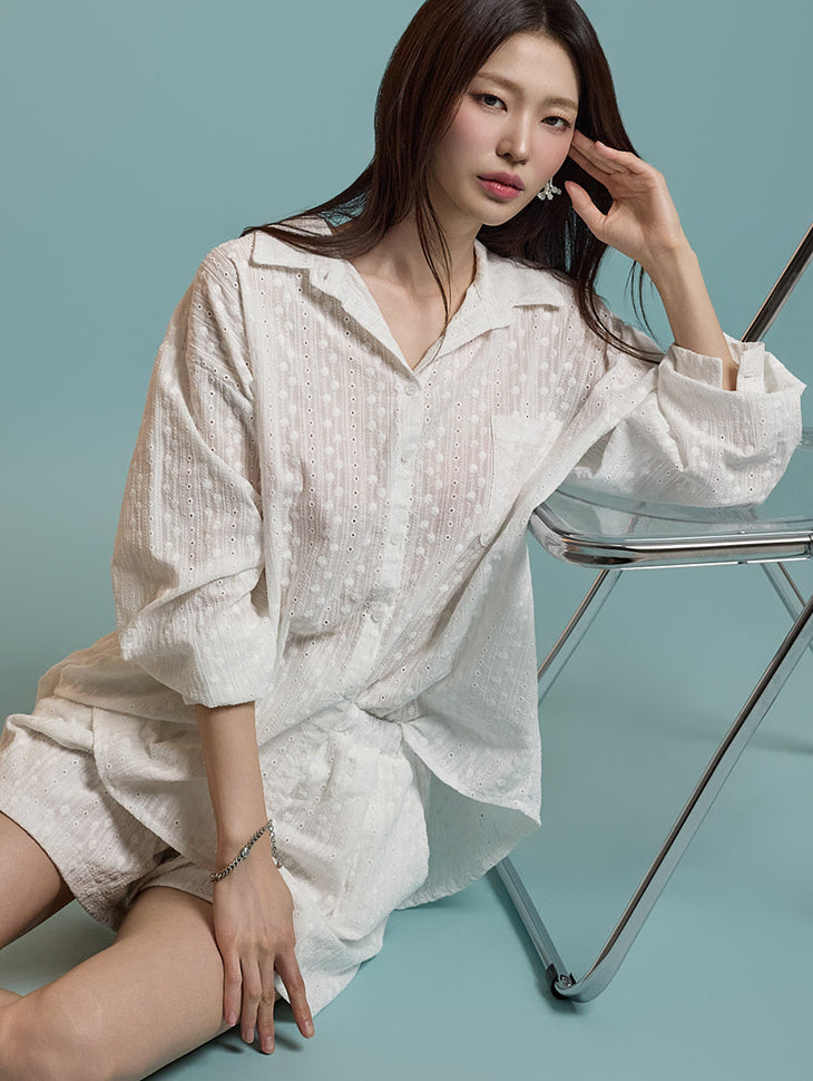 S754 刺繍シャツ