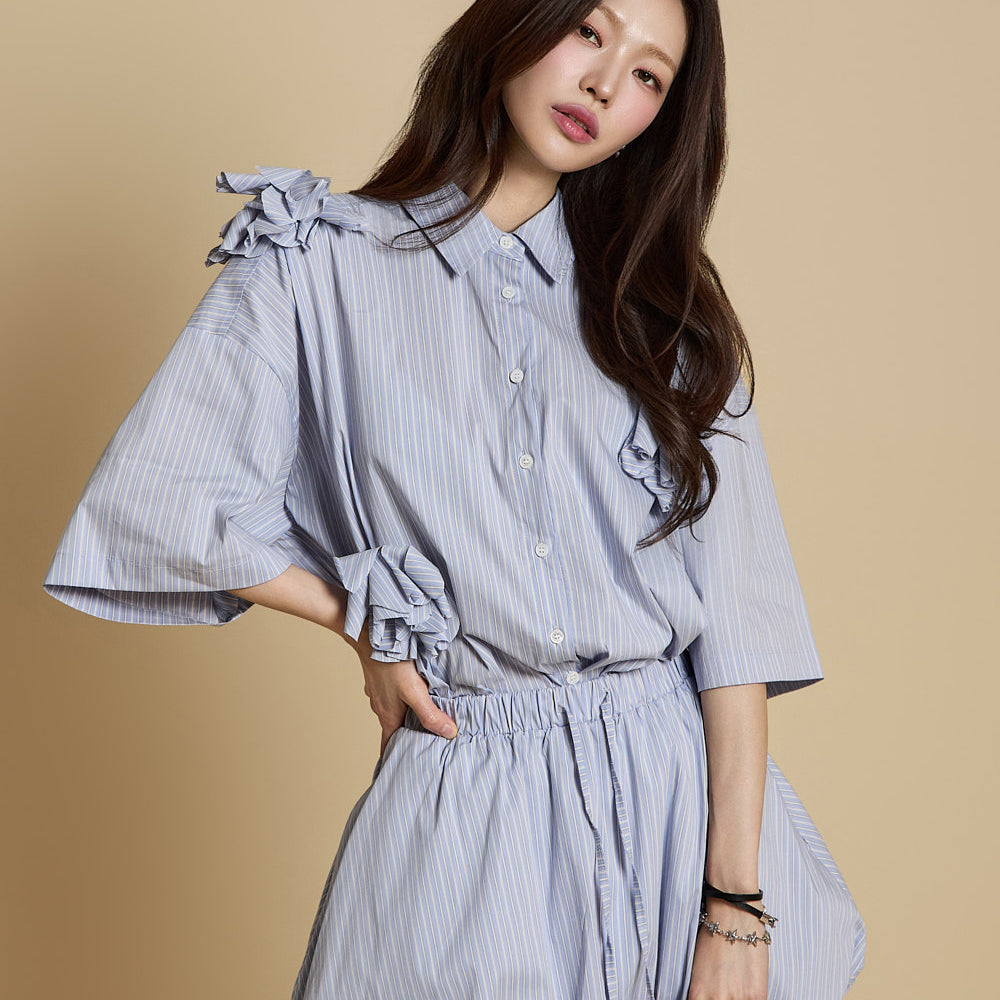 S769 ストライプシャツ