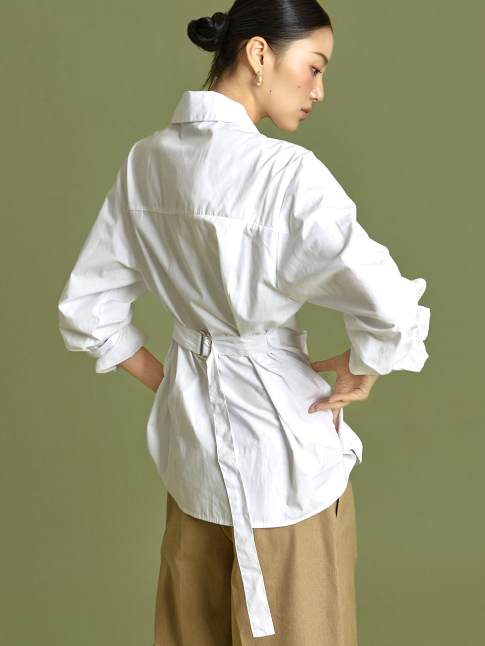 S783 Belted Shirts