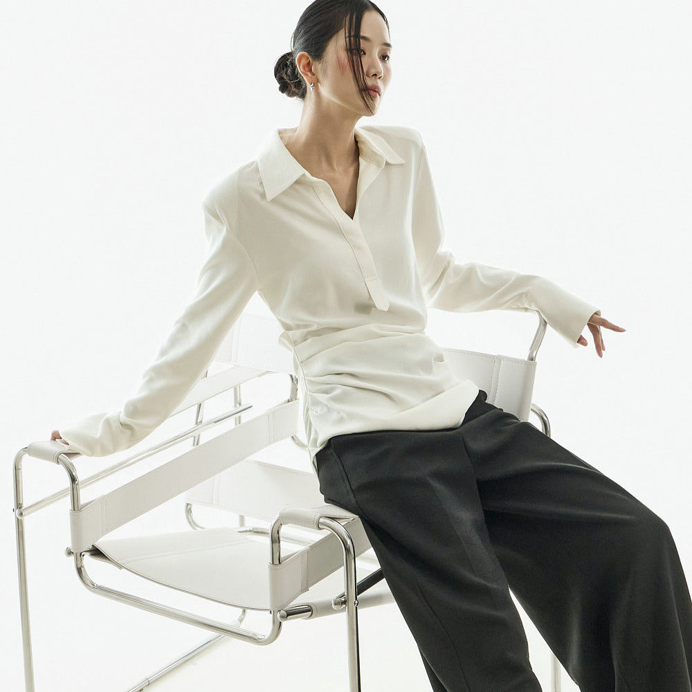 S9035 Drape Twist Shirts