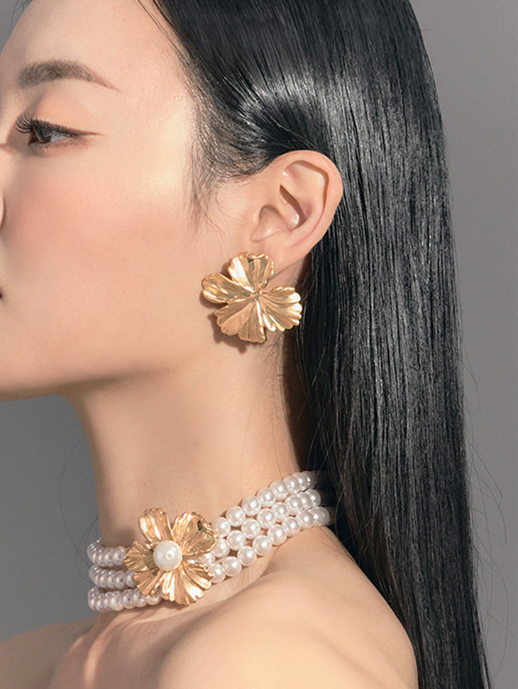 SDAJ-019 耳环 *银 925 柱*