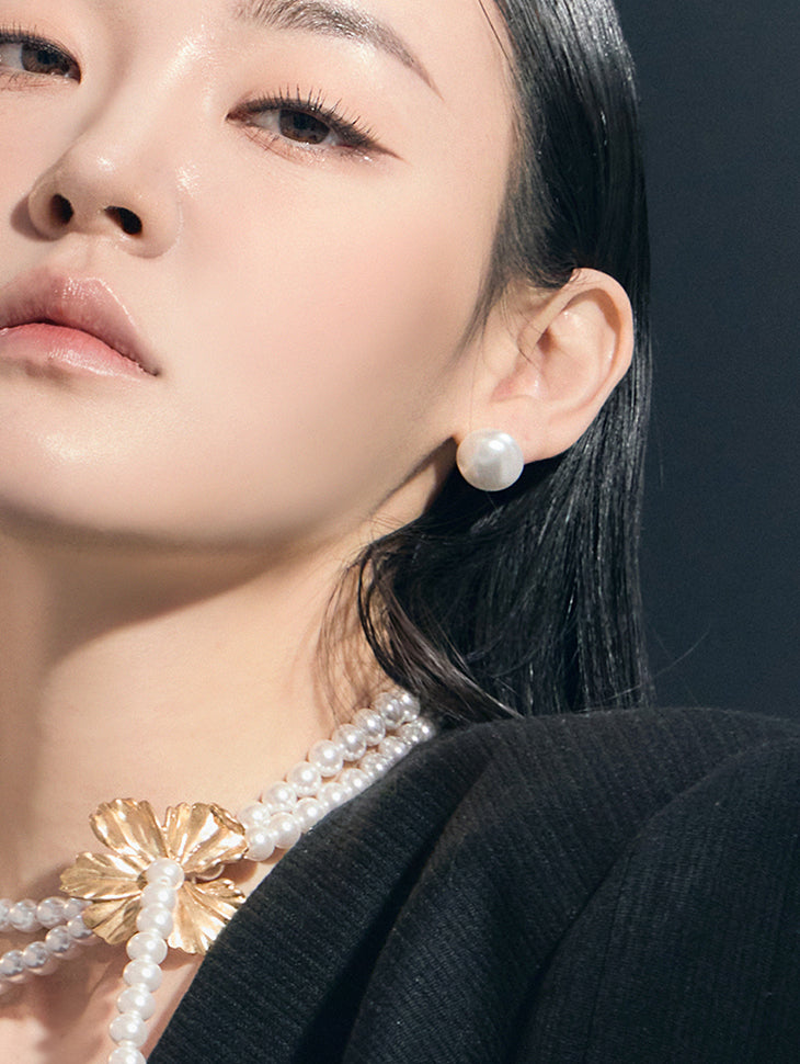 SDAJ-029 耳环 *银 925 柱*