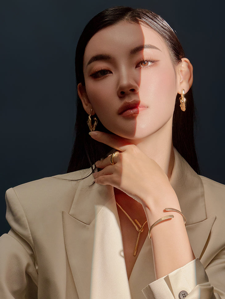 SDAJ-047 耳环 *银 925 柱*