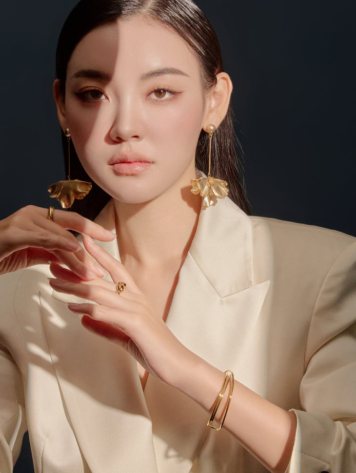 SDAJ-049 耳环 *银 925 柱*