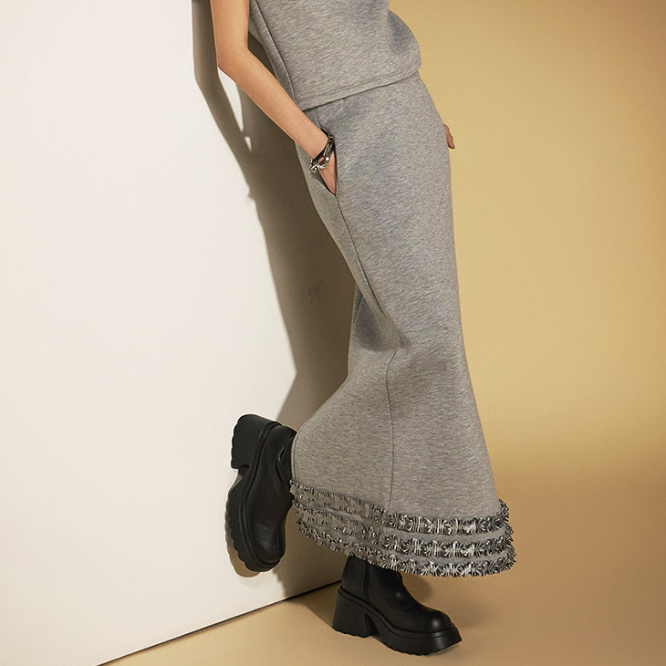 SK2906 氯丁橡胶荷叶边裙