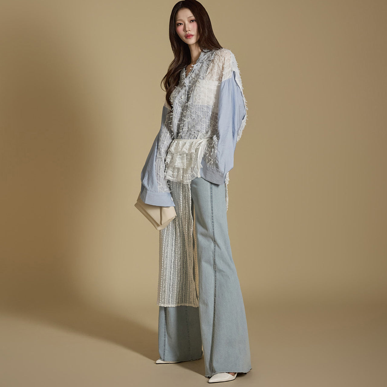 SK2914 蕾丝层叠裙