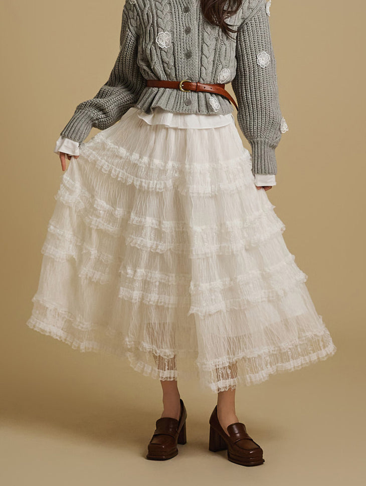 SK2927 层叠半身裙