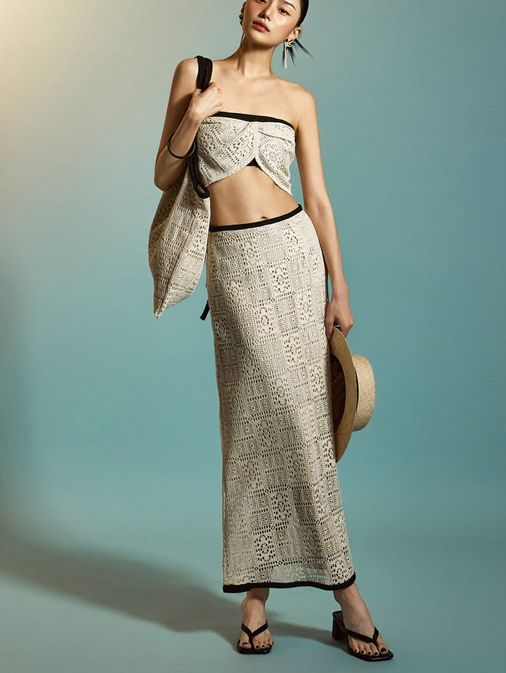 SK3012 アイレットニットスカート