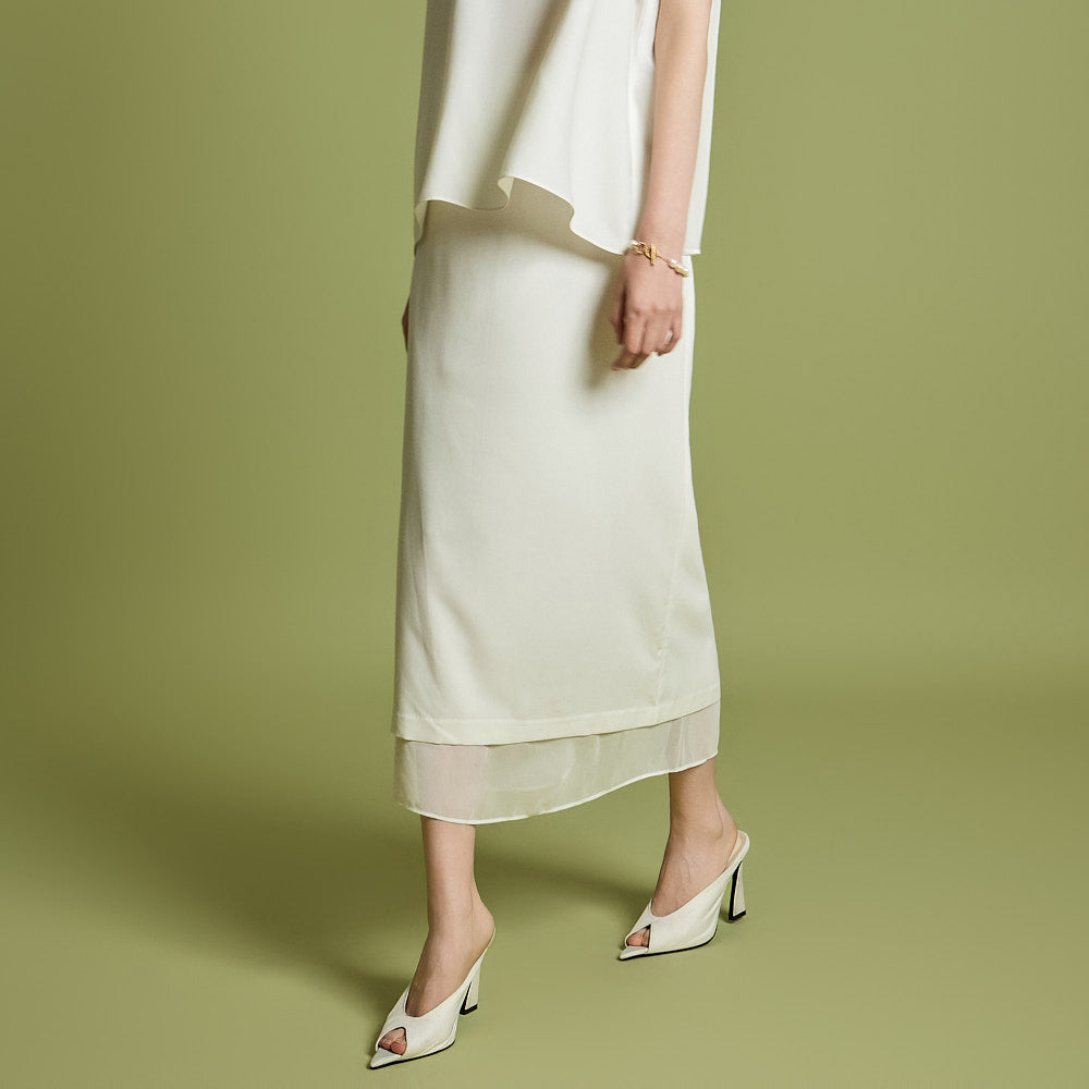 SK3015 Sheer Layered Skirt