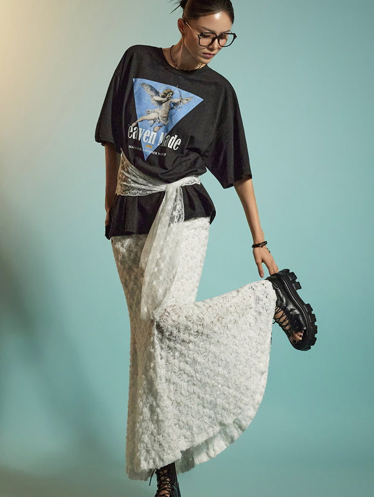 SK3026 Rose Mermaid Skirt