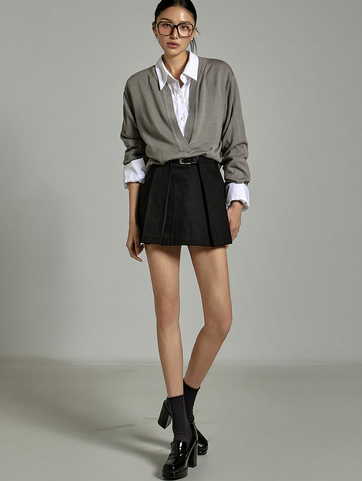 SK3041 Skirt with Belt