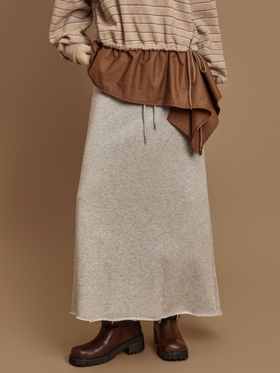 SK3110 A-Line Long Skirt