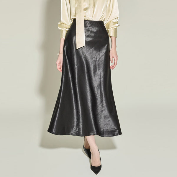 SK3148 Glossy Fleece Skirt