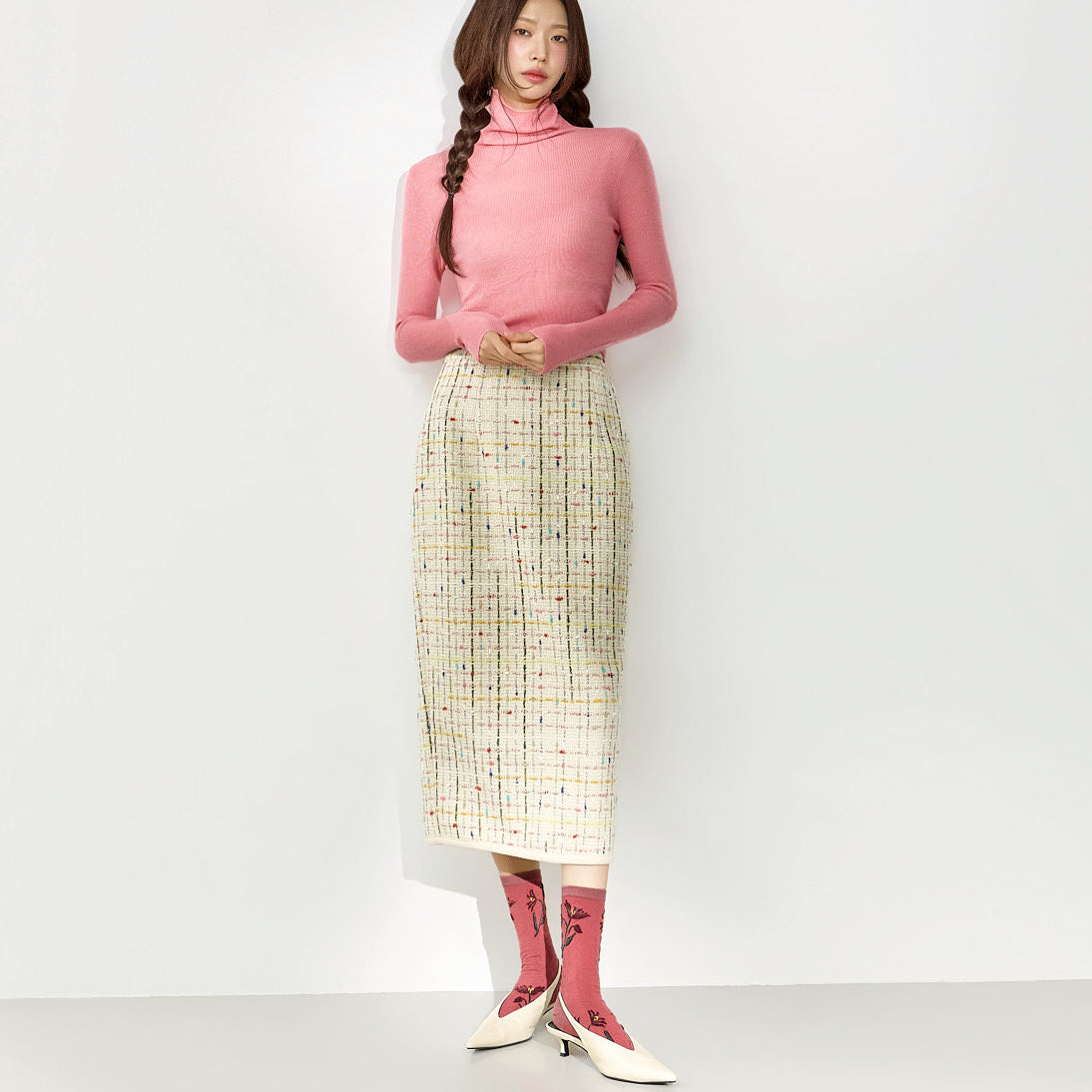 SK3153 Tweed Skirt