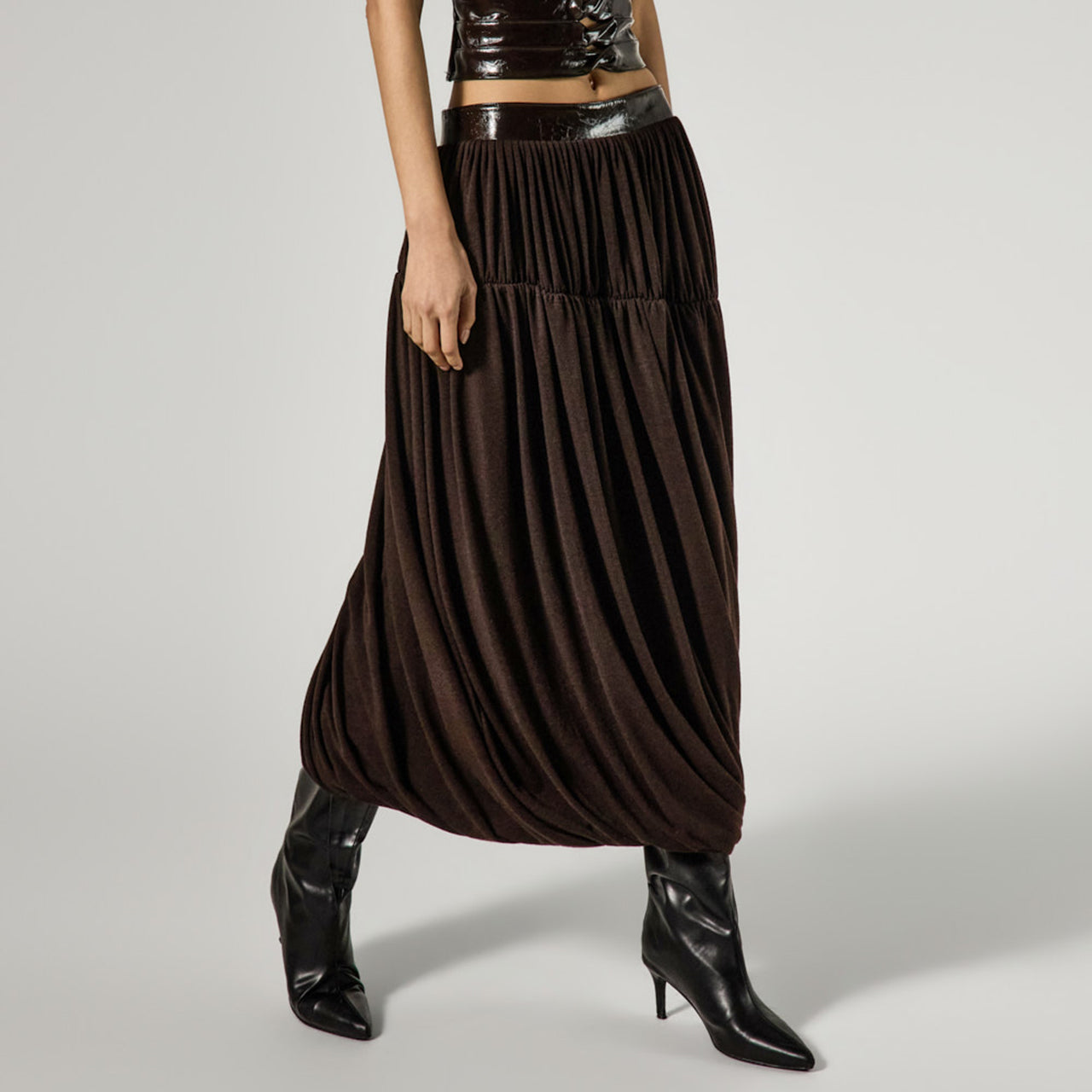 SK3170 Balloon Shirring Skirt