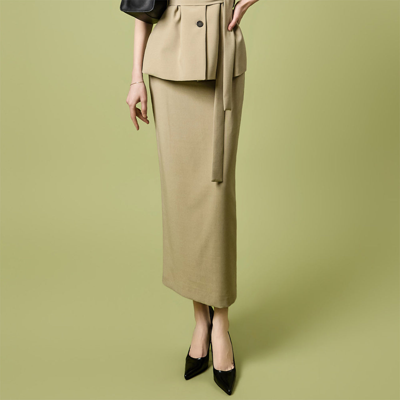 SK3202 H-Line Slim Skirt