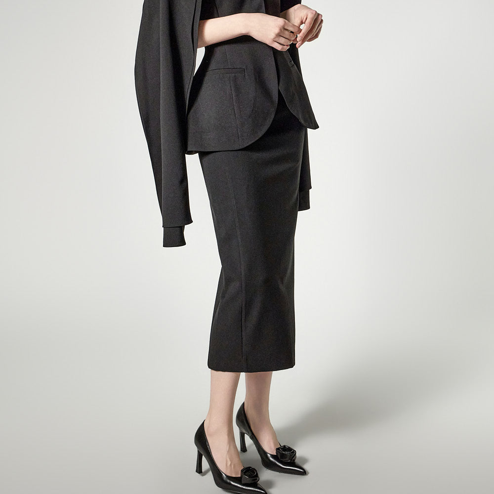 SK9306 H-Line Pencil Skirt