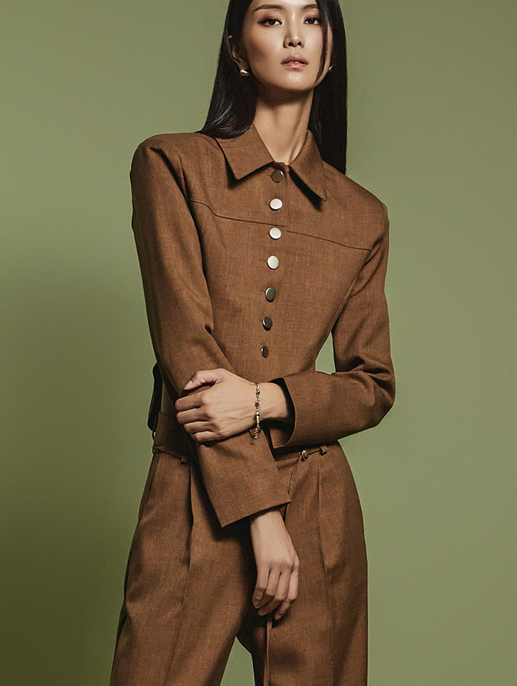 SU006 ベルト付きスーツ