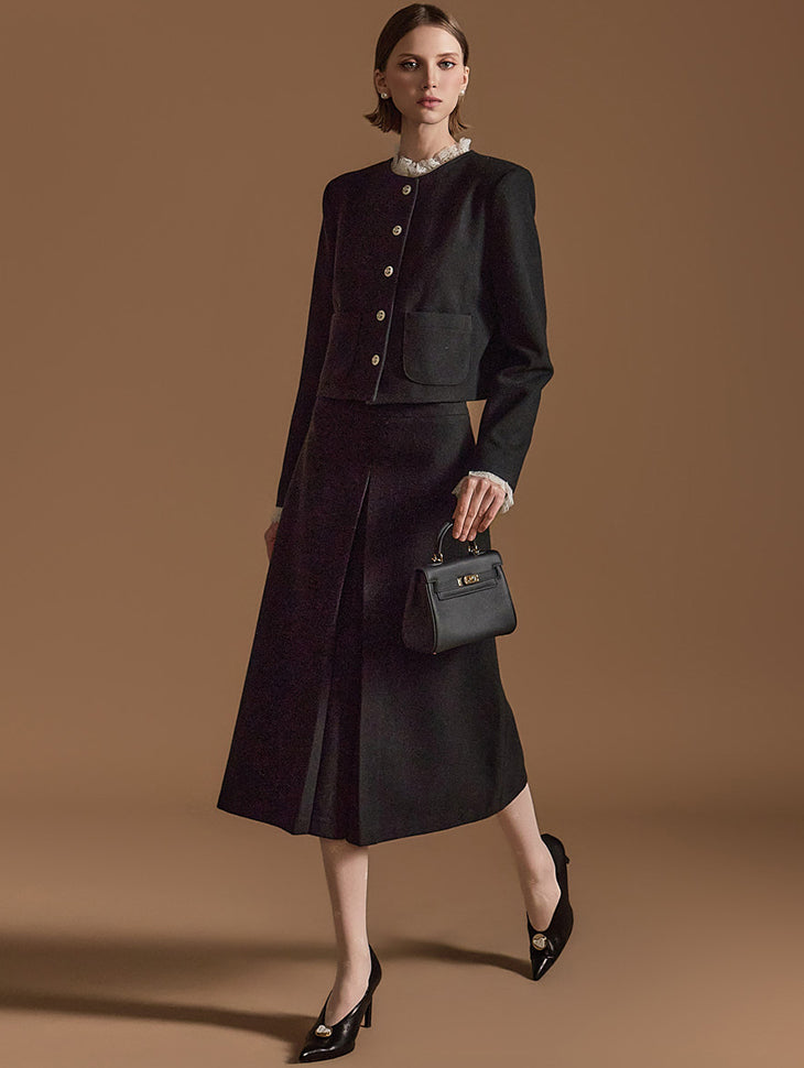 TP2019夹克裙套装