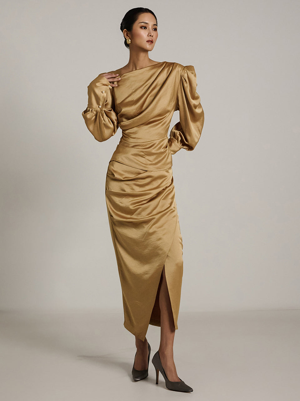 TP1672 衬衫裙套装