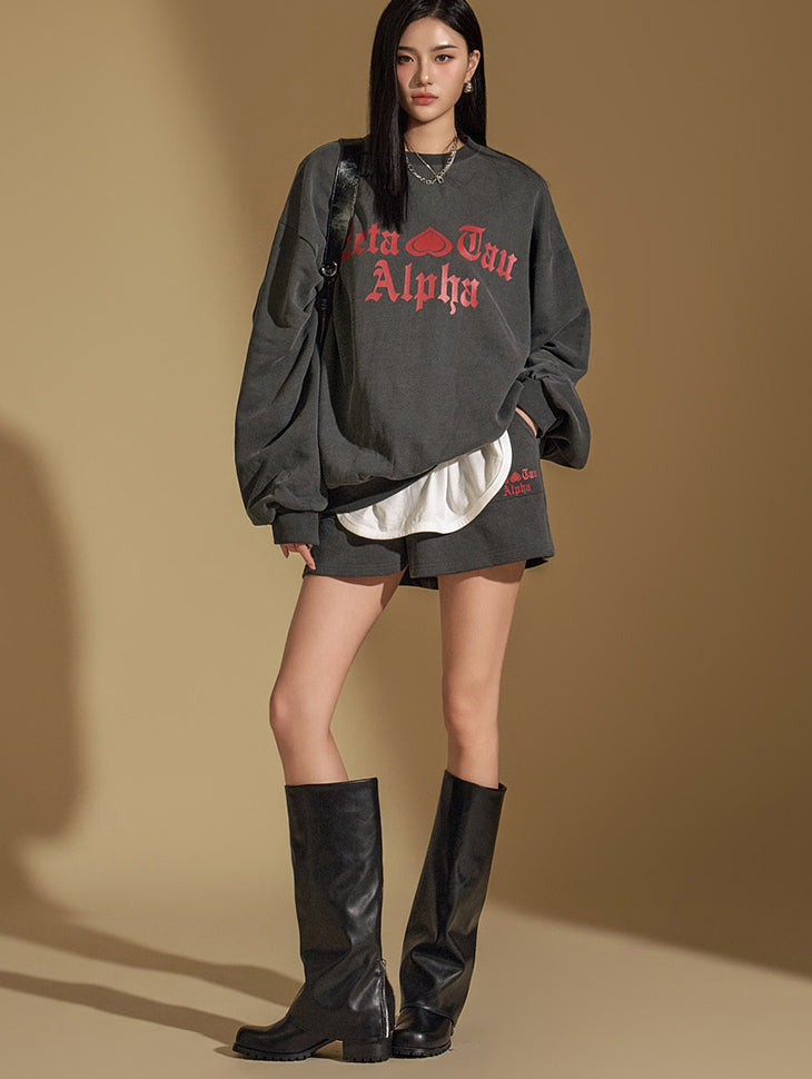 TP1925 スウェットシャツとパンツのセット