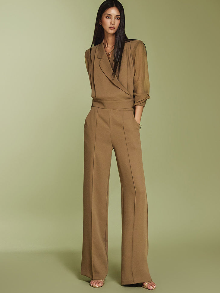 TP1937 ブラウス&スラックスセット