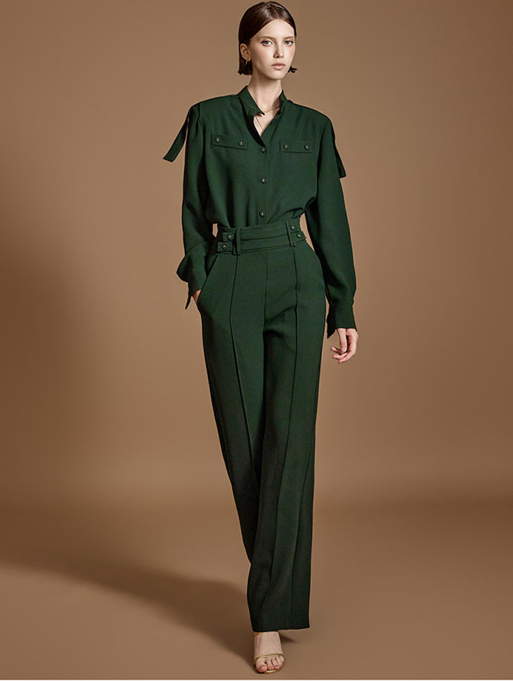 TP1950 ブラウス&スラックスセット