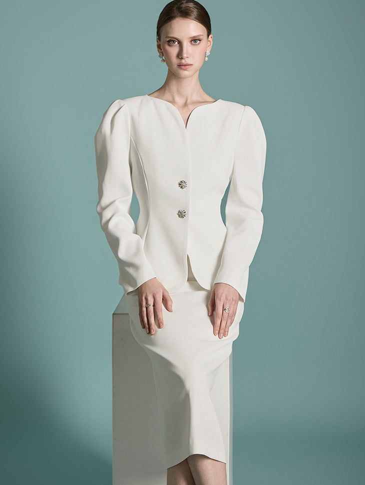 TP2030 夹克和裙子套装